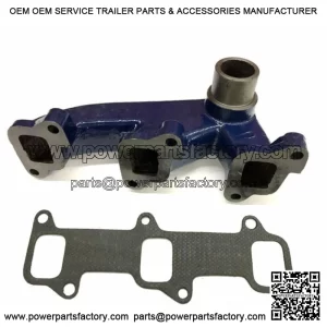 C5NE9430A Horizontal Exhaust Manifold Ford 3 Cyl 2000 3000 4000 3400 3500 4500