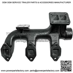 166871A Exhaust Manifold for Mpl Moline Tractor 2-135 2-155