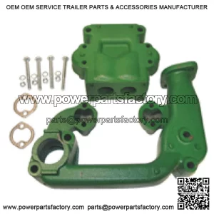 2-pc Intake Exhaust Manifold Fits John Deere Tractor 520 530
