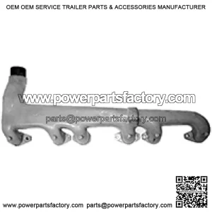 A24715 2-Piece Exhaust Manifold Fits Case 1030 930 931 932 940 941 1031 1032