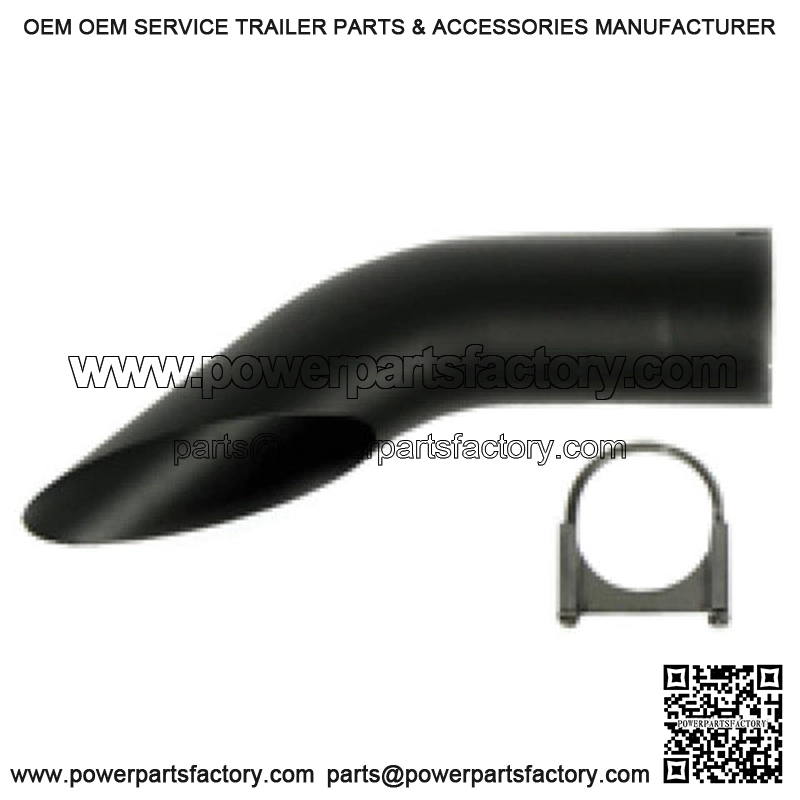 R1791 Curved Exhaust Extender - 1 3/4" Fits John Deere