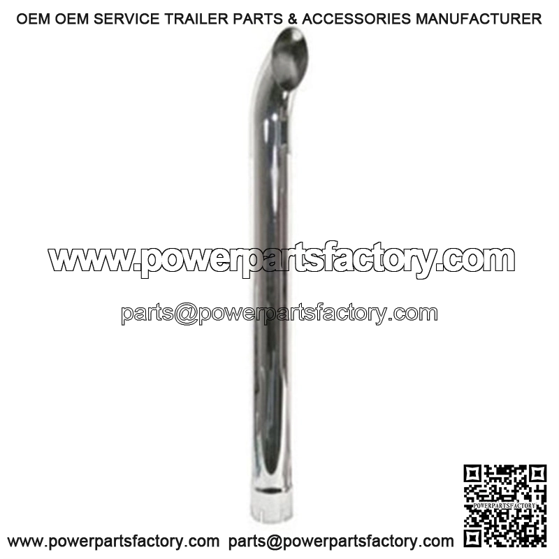 ZNL89057C Curved Chrome Exhaust Stack PM89057C ZN489057C 89057C