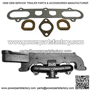 AT22610 Gas Exhaust Manifold w Gasket Set Fits John Deere 2010