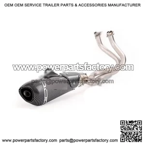 2" Full Exhaust System for Kawasaki Z650/Ninja 650 (2012-2024) - Muffler/Header