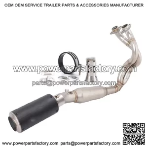 2024-2025 Kawasaki Ninja 650 Z650 Full Exhaust System Header Pipe Carbon Fiber Mufflers