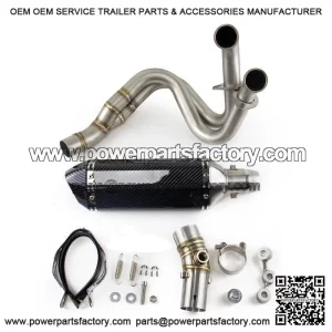 2012-2024 Kawasaki Ninja 650 Z650 Exhaust System Header Pipe Muffler Escape