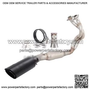 Kawasaki Z650 Ninja 650 2023-2025 Exhaust System Header Pipe + Black Muffler