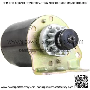 New Cylinder Starter Motor Compatible With 693551-14 Tooth, Craftsman Lawnmower Steel Flywheel, John Deere LG693551 - Briggs and Stratton Motors for Riding Mowers