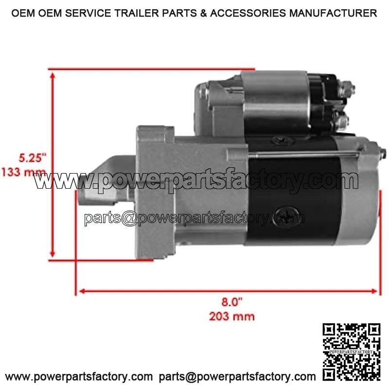 MIA12023 Starter Compatible with John Deere XUV550 XUV560 XUV560E / S4 Gator - Image 2