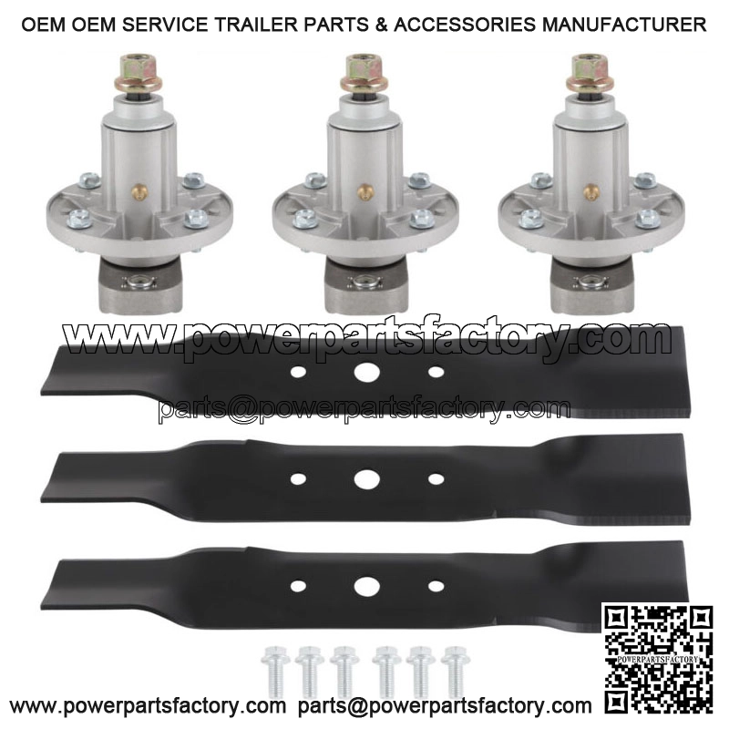Deck Spindle Blade Kit Fits John Deere L120 L130 GY20785 GY20050