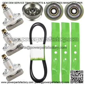 Deck Rebuild Kit for Blade Spindle Idler Screw 48 Inch Deck John Deere L120 L130