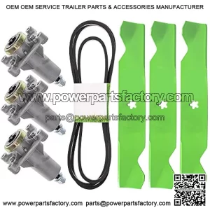 Deck Blade Spindle Belt Kit Combo Set for Husqvarna RZ5424 RZ5426 RZ5422 RZ54i Z254 532187256 539114557