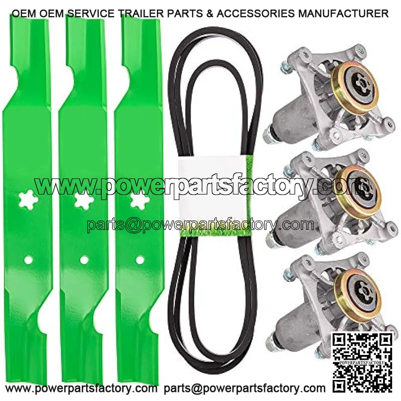 Deck Rebuild Kit for Husqvarna Poulan 54 inch RZ 5422 5424 5426 Z254 RZ54i Blade Spindle Belt