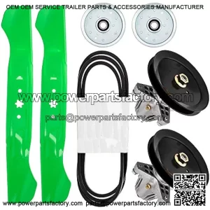 Deck Rebuild Kit for MTD Cub Cadet Yard Man Troy Bilt 46 inch LTX1045 LTX1046KW TB2246 Blade Spindle Belt Idler