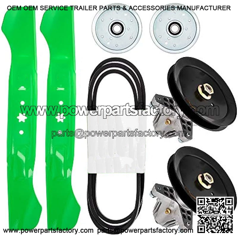 Deck Rebuild Kit for MTD Cub Cadet Yard Man Troy Bilt 46 inch LTX1045 LTX1046KW TB2246 Blade Spindle Belt Idler