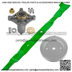 30" Deck Spindle & Blade Kit For Husqvarna RZ3016 For Poulan Pro 301ZX
