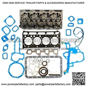 For Kubota V2203 Cylinder Head Complete with Full Gasket 16429-0304