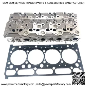 For Kubota Cylinder Head V2203 V2203T V2203E V2203B Bare With Head Gasket