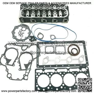 For Kubota V1505 Cylinder Head Complete with Full Gasket 16285-99352 16246-99364