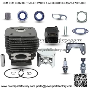 58mm Cylinder Piston Kit For Husqvarna 395 395XP chainsaw 503993971, 503711305