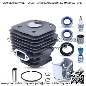 48mm Cylinder Piston Pin Ring Top End Kit for Husqvarna 261 262 262XP 262XPH Chainsaw 503907971 503541171 503541172