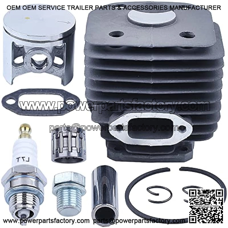 48mm Cylinder Piston Bearing Kit For Husqvarna 261 262 262XP For Chainsaw 503541171, Cylinder, Piston, Pin, Ring, Circlip, Needle Bearing, Exhaust Gasket, Spark Plug, Plug - Image 2