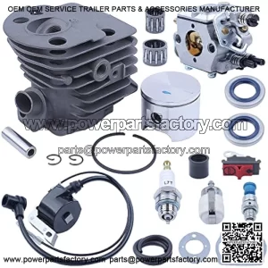46mm Cylinder Piston Crank Bearing Fit For Husqvarna 55 50 51 Chainsaws 503609171 , Cylinder Piston Crank Bearing Kit , Cylinder Gasket , Piston Needle Bearing , Ignition Coil , Spark Plug