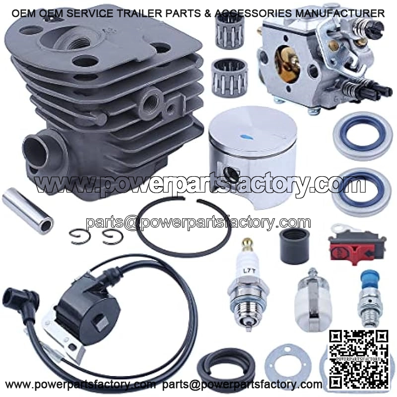 46mm Cylinder Piston Crank Bearing Fit For Husqvarna 55 50 51 Chainsaws 503609171 , Cylinder Piston Crank Bearing Kit , Cylinder Gasket , Piston Needle Bearing , Ignition Coil , Spark Plug