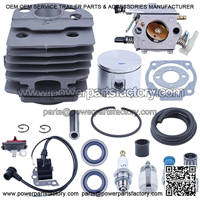 46mm Cylinder Piston Crank Bearing Fit For Husqvarna 55 50 51 Chainsaws 503609171 , Cylinder Piston Crank Bearing Kit , Cylinder Gasket , Piston Needle Bearing , Ignition Coil , Spark Plug - Image 3