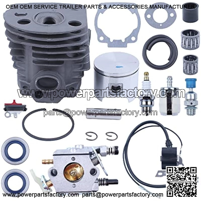 46mm Cylinder Piston Crank Bearing Fit For Husqvarna 55 50 51 Chainsaws 503609171 , Cylinder Piston Crank Bearing Kit , Cylinder Gasket , Piston Needle Bearing , Ignition Coil , Spark Plug - Image 4
