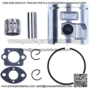 47mm Piston Needle Bearing Gasket For Husqvarna 455 455E 455 Rancher For Chainsaw , Piston , Pin , Ring , Circlip , Needle Bearing , Carburetor Gasket Kit