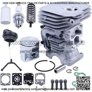 41mm Cylinder Gasket Kit 5047351-01 for Husqvarna 435 435E 440E 440 II for Chainsaw, Cylinder, Piston, Ring, Pin, Circlip, Cylinder Bolt, Fuel Cap, Fuel Filter, Spark Plug