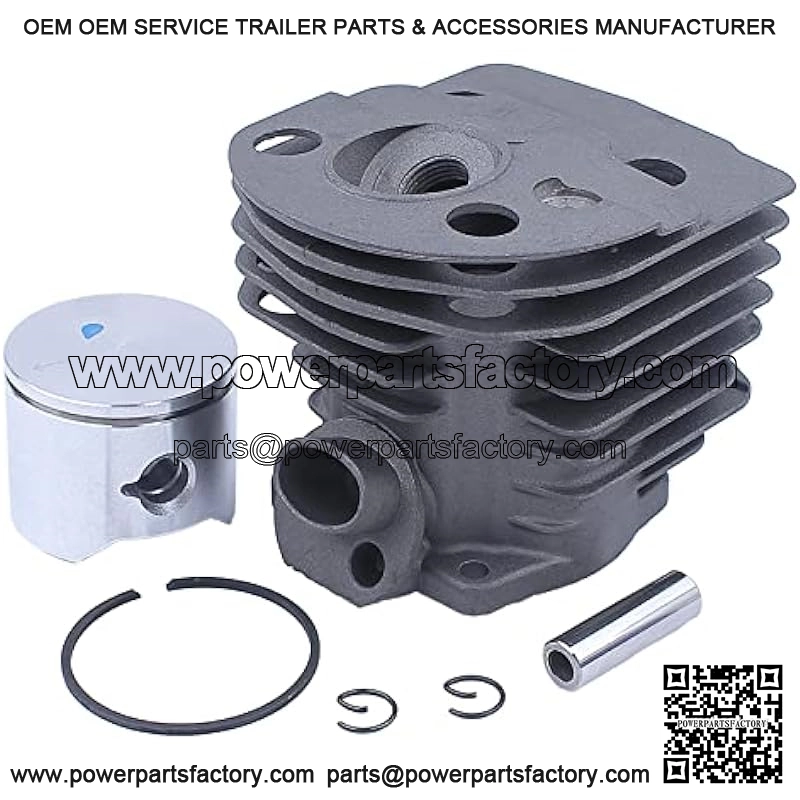 45mm Cylinder Piston Bearing Top End Rebuild Kit For Husqvarna 55 51 For Chainsaw, Cylinder, Piston, Pin, Ring, Circlip, Piston Bearing, Clutch Bearing, Intake Manifold - Image 5