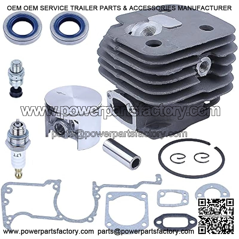 52Mm Big Bore Top Engine End Cylinder Kit For Husqvarna 272 272K 272Xp 272S 268 268S 268K Chainsaw 503 75 81 72