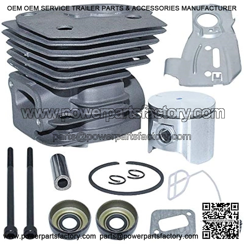 44mm Cylinder Piston Ring Pin For Husqvarna 340 345 350 Chainsaw Muffler Gaseket, Cylinder, Piston, Pin, Piston Ring, Circlip, Muffler Bolt, Muffler Gaseket, Oil Seal, Fuel Cap - Image 2