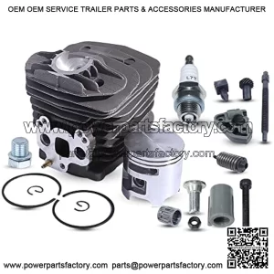 51mm Cylinder Piston Kit For Husqvarna 575 575XP 570 Chainsaw Adjuster 537254102, Cylinder Piston Kit, Spark Plug, Cylinder Plug, Needle Bearing, Chain Catcher, Chain Adjuster.