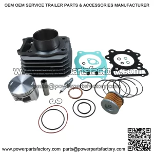 NEW Cylinder Top End Rebuild Kit for 1988-2000 Honda TRX 300 Fourtrax FW 4x4 2x4
