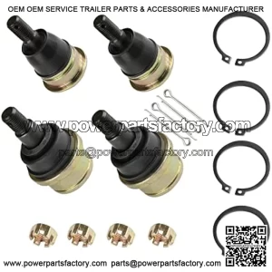2 Front Knuckle Lower Upper Ball Joint Compatible With John Deere Xuv Gator 625I 825I Gas