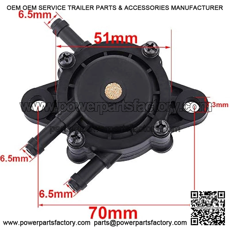 Fuel Pump 24 393 04-S / 24 393 16-S compatible with CH17-CH25 CV17-CV25 CH730-CH740 CV730-CV740 17HP-25HP engine Lawn Mower - Image 2