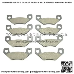 Front Rear Brake Pad for John Deere Xuv Gator 620I Gas/Xuv Gator 850D Diesel (For: John Deere Gator CS)