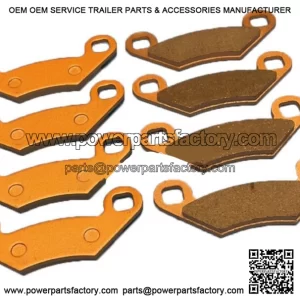Front And Rear Brake Pads For John Deere 4x2 4x4 Gator Hpx Diesel After 090000 (For: John Deere Gator CS)