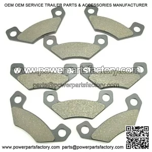 Fit John Deere FR+R Brake Pads Gator TX 4PX HPX Trail 4x2 4x4 2004-2011 (4 Sets) (For: John Deere Gator TX)