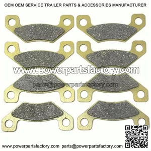 Front Rear Brake Pads Brakes for John Deere TX Gator Utility Turf...