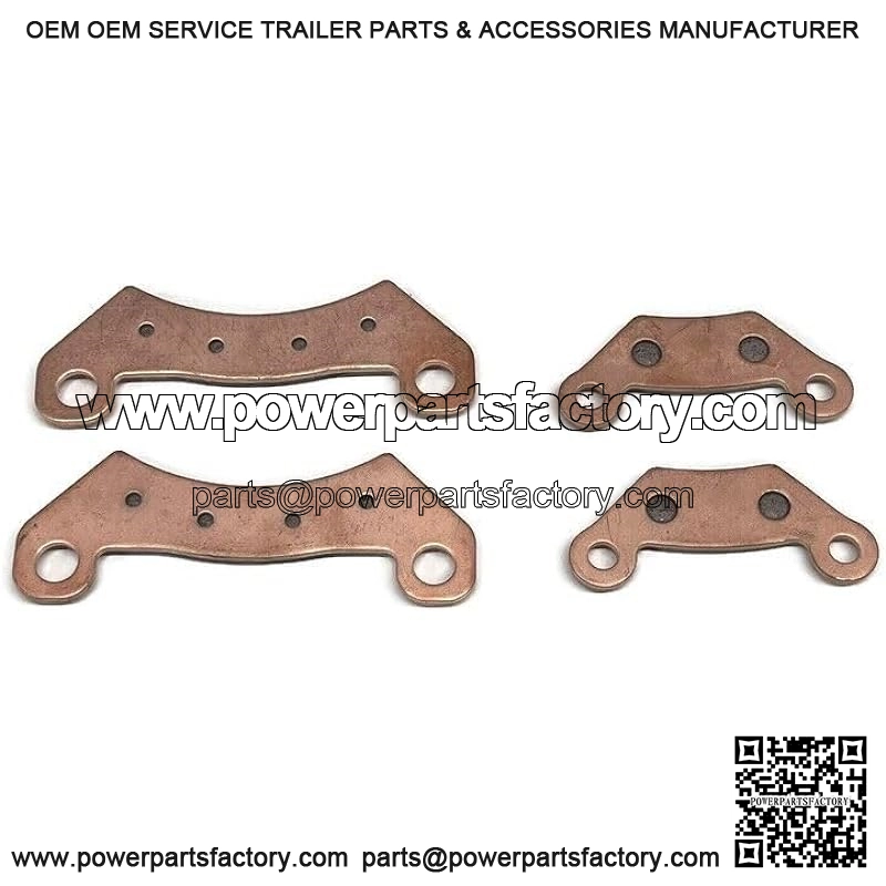 Front & Rear Brake Pad for A2 A3 T Military 4x4 HPX615E HPX815E John Deere Gator - Image 2