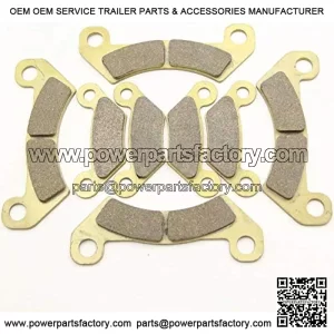 Front Rear Brake Pads Brakes for John Deere Gator XUV 625i 825i 855D 2011 FA610F FA609R AM140607 AM141182 MC0471