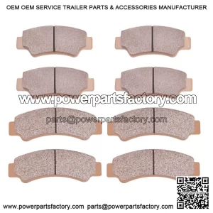 4 sets Front & Back Brake Pads For CFMoto ZFORCE CFORCE UFORCE 1000 ATV UTV (For: CF-Moto)