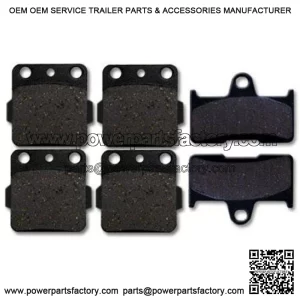 YAMAHA Front + Rear Brake Pads Grizzly 660 (02-08) NEW (For: Yamaha)