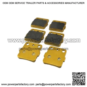 Yamaha Raptor 660 R/350 Ceramic Brake Pad Set Front & Rear 2001-2013 (For: Yamaha)