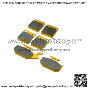 Yamaha YFM Wolverine 450 2006-2010 Ceramic Brake Pad Set (For: Yamaha)