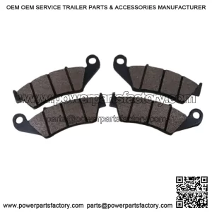 1886 - 1989 Honda TRX250R Front Brake Pads Serrated Semi-metallic